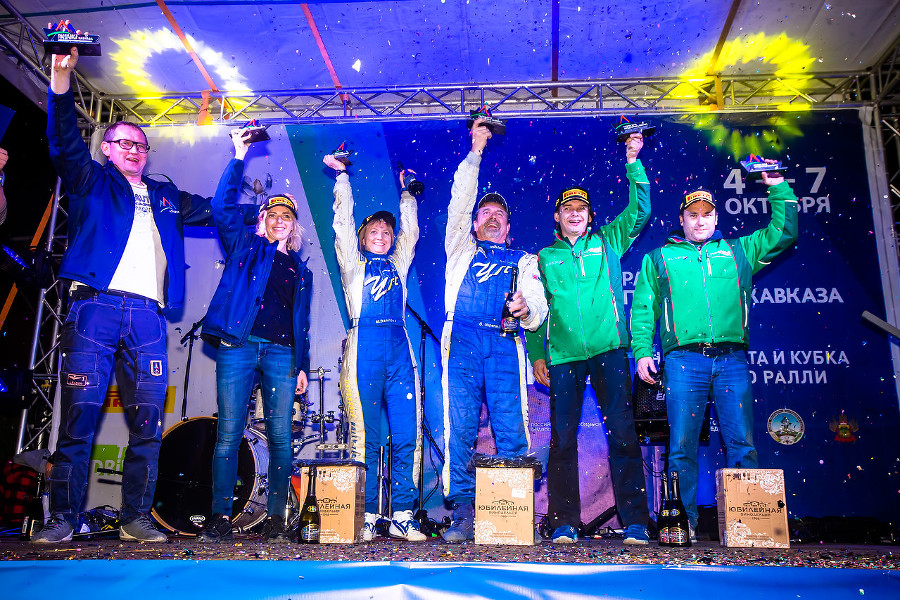 Экипаж Успенского и Даниловой стал чемпионом России по ралли