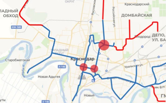 План развития краснодара до 2025 года на карте