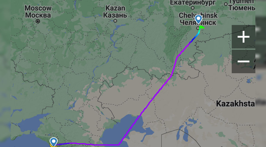  © Скриншот www.flightradar24.com/data/flights/dp323#32cdb360