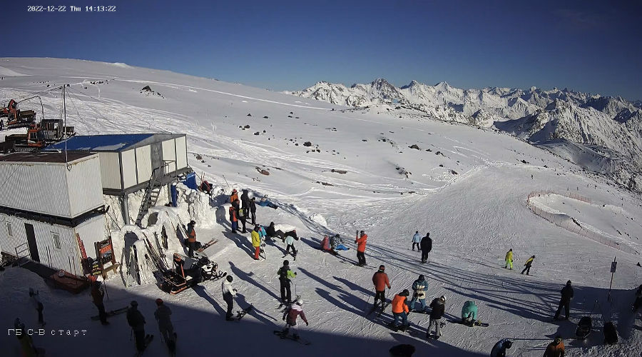  © Скриншот веб-камер  resort-elbrus.ru/cameras