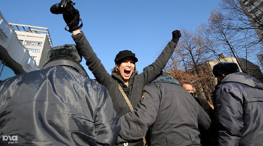 Митинг "За честные выборы" в Краснодаре © Елена Синеок. ЮГА.ру