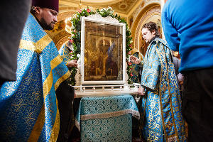 Федоровская икона Божьей Матери прибыла в Краснодар © Михаил Чекалов, ЮГА.ру