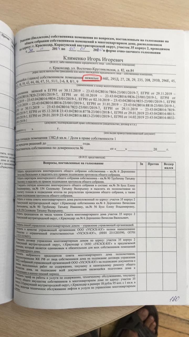 Жители ЖК «Грин Парк» в Краснодаре пожаловались на рейдерский захват домов  управляющей компанией