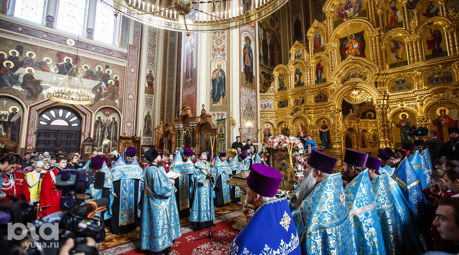 Федоровская икона Божьей Матери прибыла в Краснодар © Михаил Чекалов, ЮГА.ру