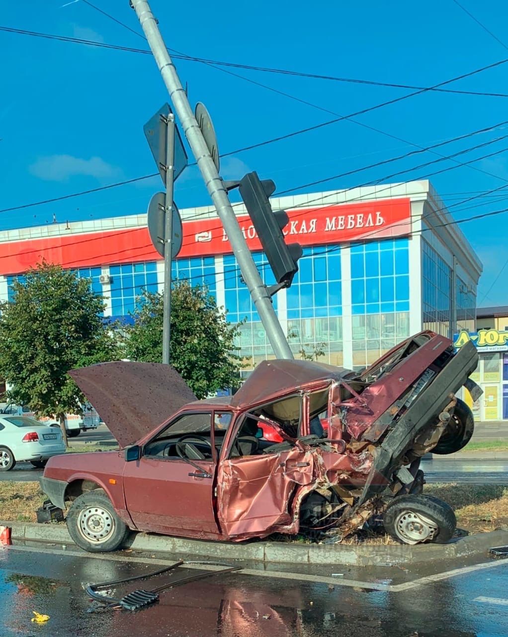 В Краснодаре произошло ДТП на кольце по Дзержинского, есть пострадавшие |  29.08.2020 | Краснодар - БезФормата