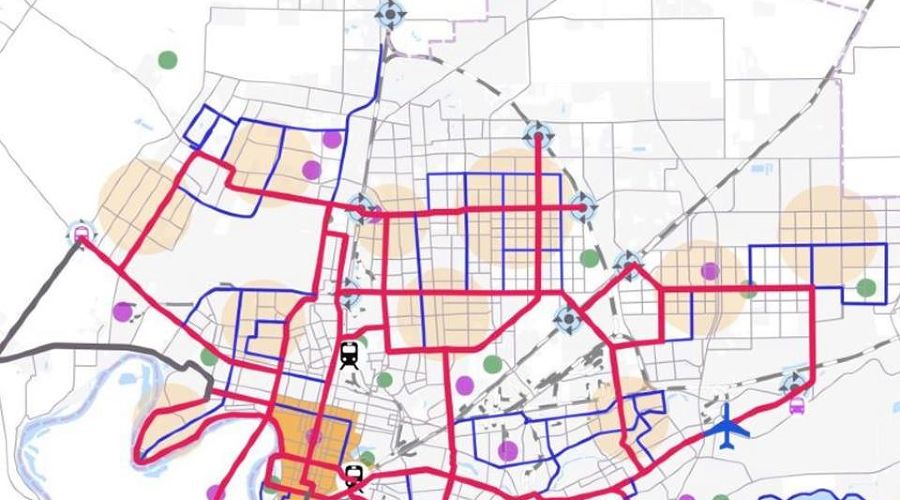 Карта развития краснодара до 2040 года