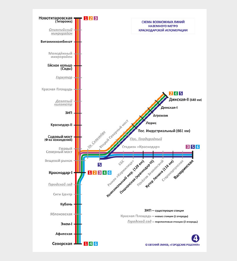 Метро в краснодаре проект