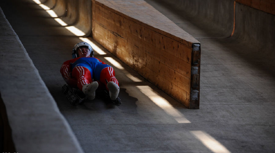 Street luge фото