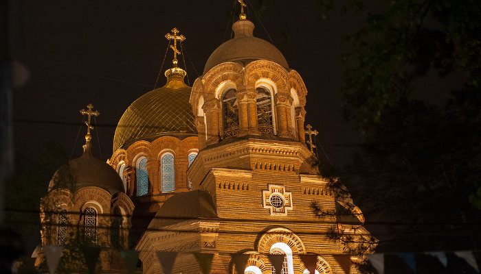 Пасха в Свято-Екатерининском кафедральном соборе (Краснодар) © Михаил Ступин, ЮГА.ру