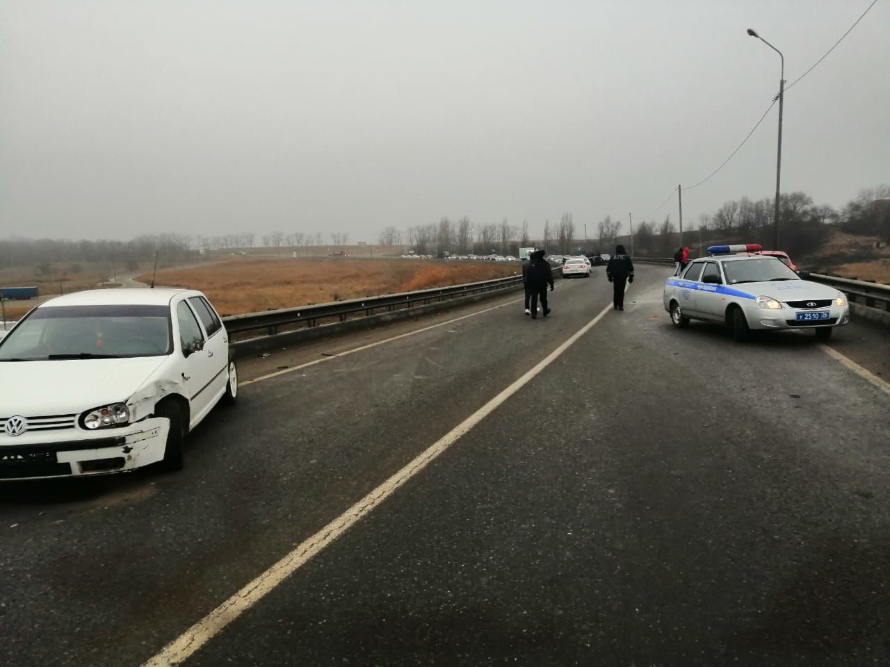 Четыре человека пострадали в ДТП с четырьмя машинами на Ставрополье