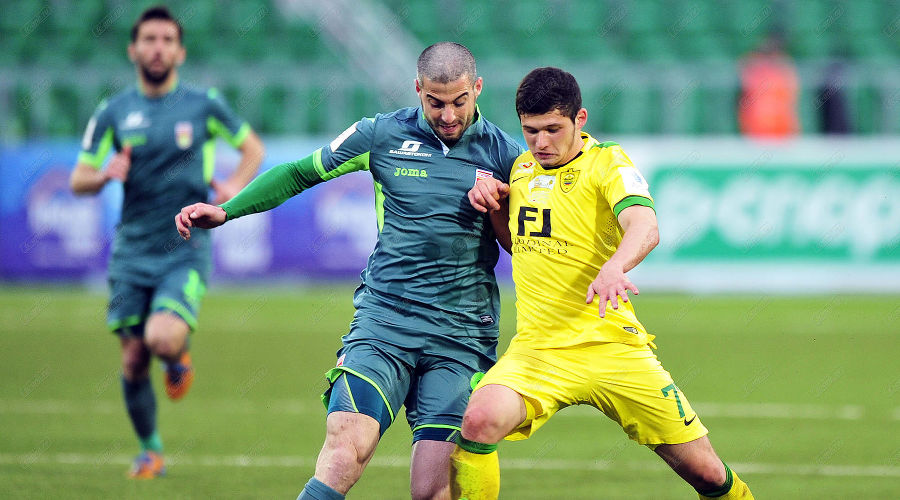 Матч чемпионата России «Уфа» — «Анжи» © Фото с официального сайта ФК «Анжи», fc-anji.ru