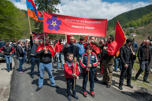 В селе Альтмец (Нор-Луйс) возле Сочи почтили память жертв геноцида армян © Нина Зотина, ЮГА.ру