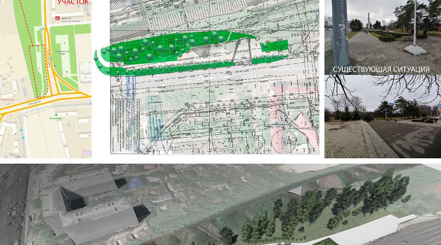 План парка галицкого в краснодаре с новыми локациями 2022 схема