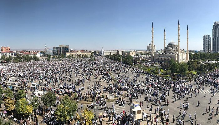 Митинг в Грозном 4 сентября 2017 года © Фото из аккаунта instagram.com/rizvan82/