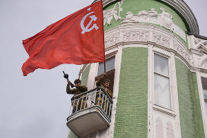 Реконструкция Дня освобождения Краснодара от фашистов © Фото Елены Синеок, Юга.ру