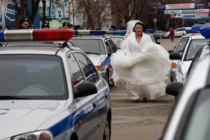 Предпраздничный развод полиции в Краснодаре © Влад Александров, ЮГА.ру