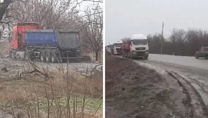 В Ростовскую область завезли замазученный песок с побережья Черного моря