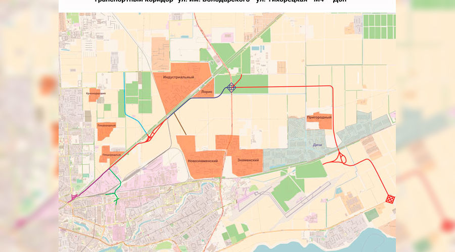 План дорог краснодара развития